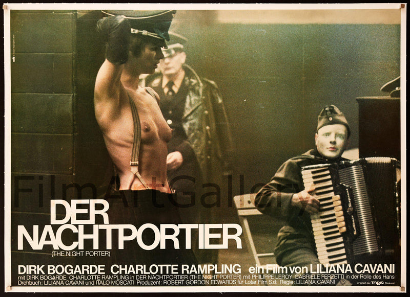 The Night Porter German A0 (33x46) Original Vintage Movie Poster