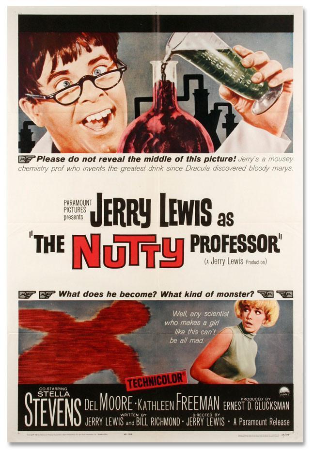 The Nutty Professor 1 Sheet (27x41) Original Vintage Movie Poster