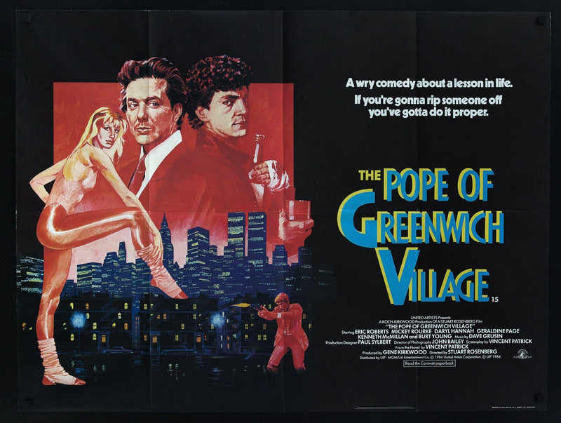 The Pope of Greenwich Village British Quad (30x40) Original Vintage Movie Poster