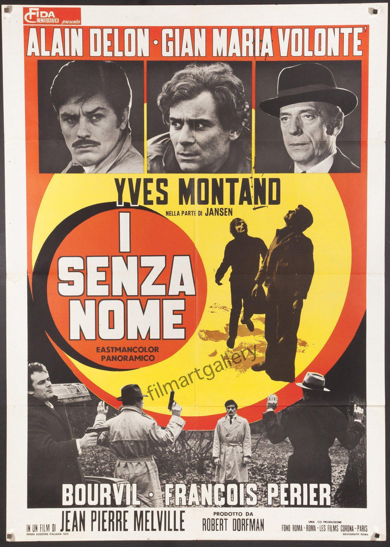The Red Circle (Le Cercle Rouge) Italian 2 foglio (39x55) Original Vintage Movie Poster