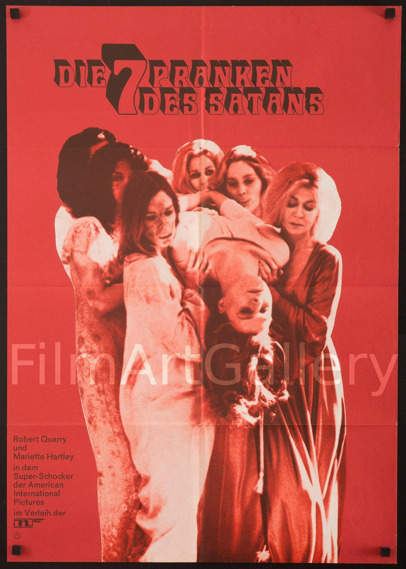 The Return Of Count Yorga German A1 (23x33) Original Vintage Movie Poster