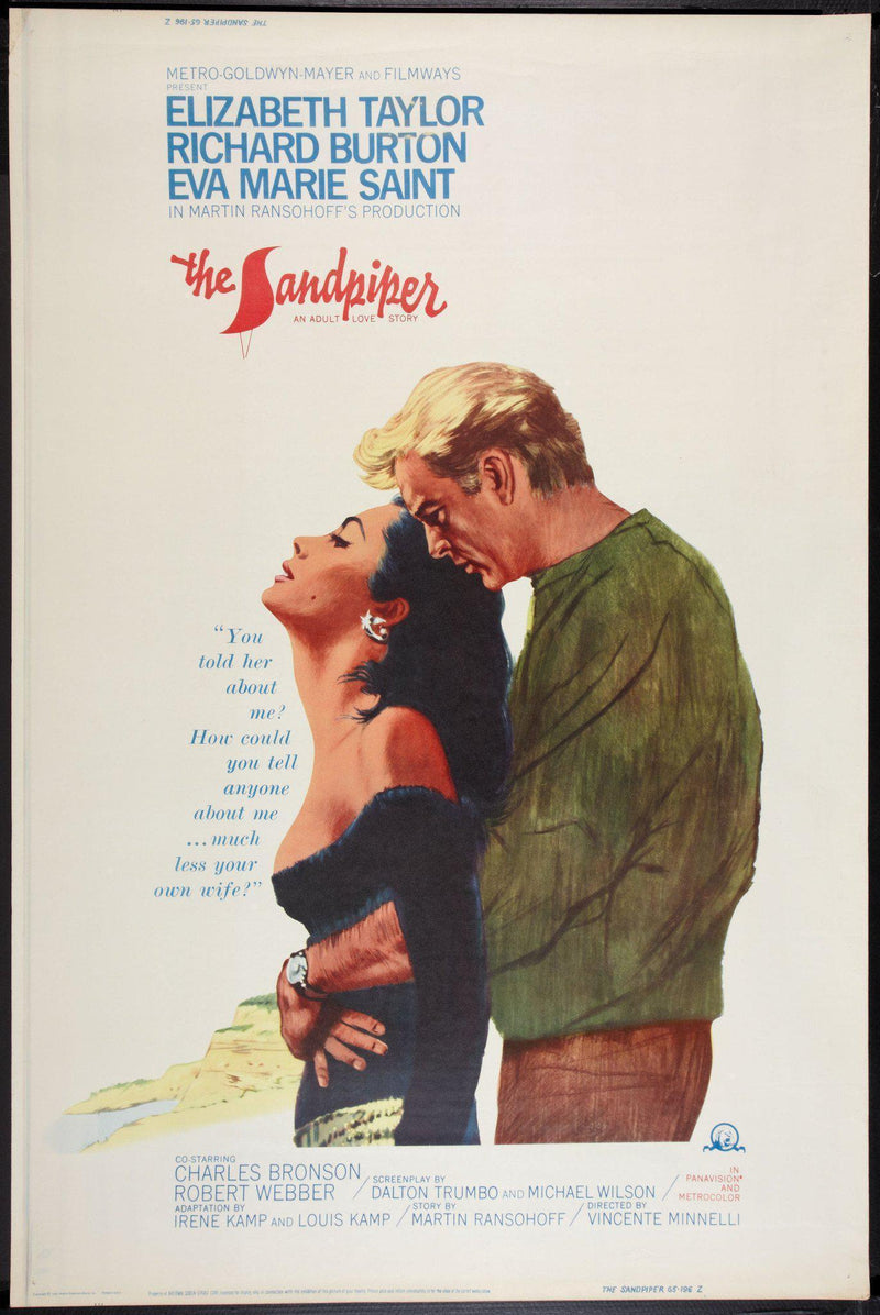 The Sandpiper 40x60 Original Vintage Movie Poster