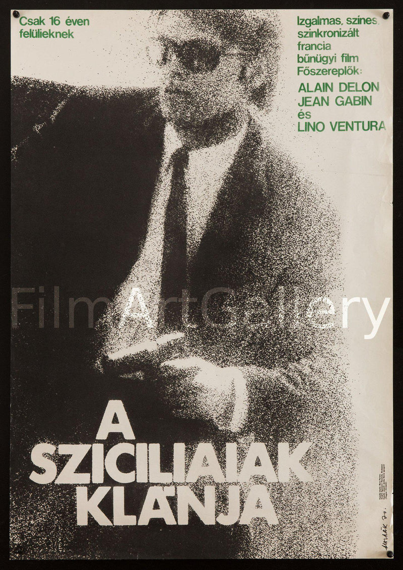 The Sicilian Clan (Le Clan des Siciliens) 22x32 Original Vintage Movie Poster