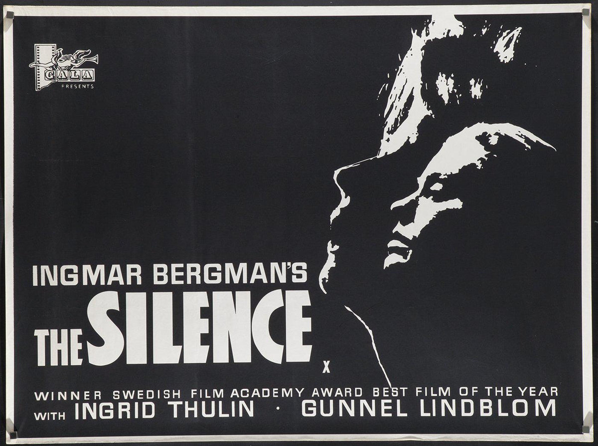 The Silence British Quad (30x40) Original Vintage Movie Poster