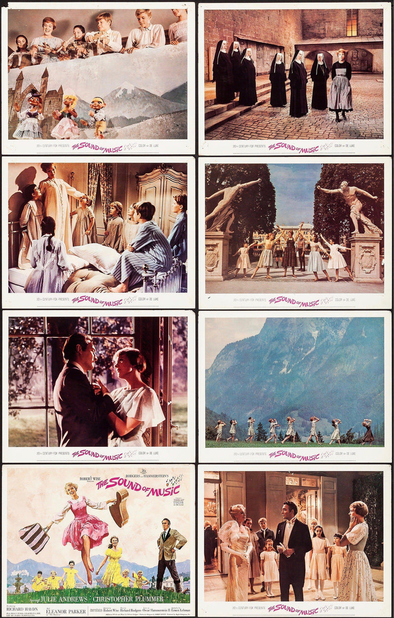 The Sound of Music Lobby Card Set (8-11x14) Original Vintage Movie Poster