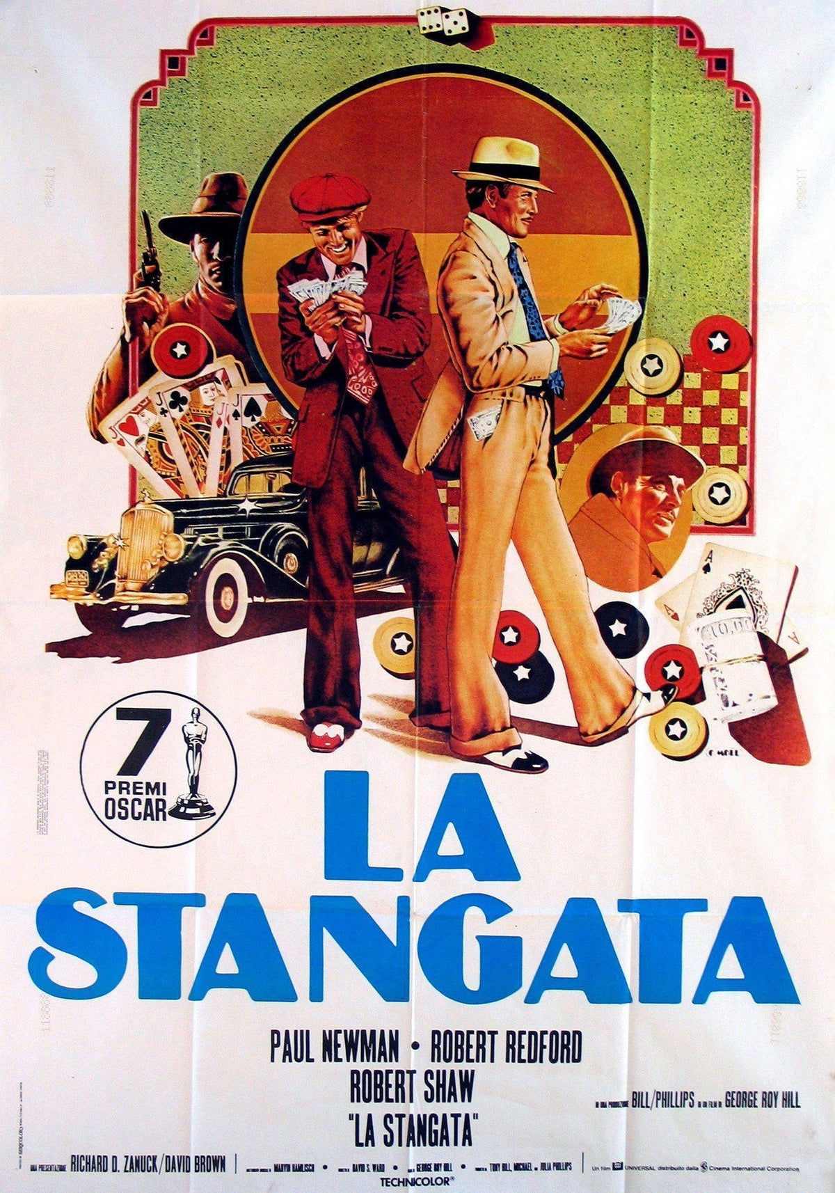 The Sting Italian 2 foglio (39x55) Original Vintage Movie Poster