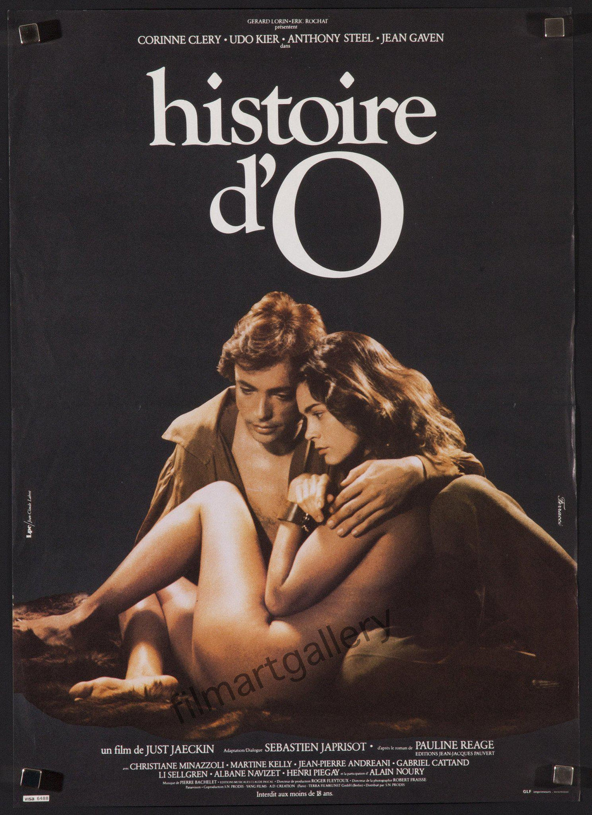 The Story of O (L&#39;Histoire D&#39;O) French mini (16x23) Original Vintage Movie Poster