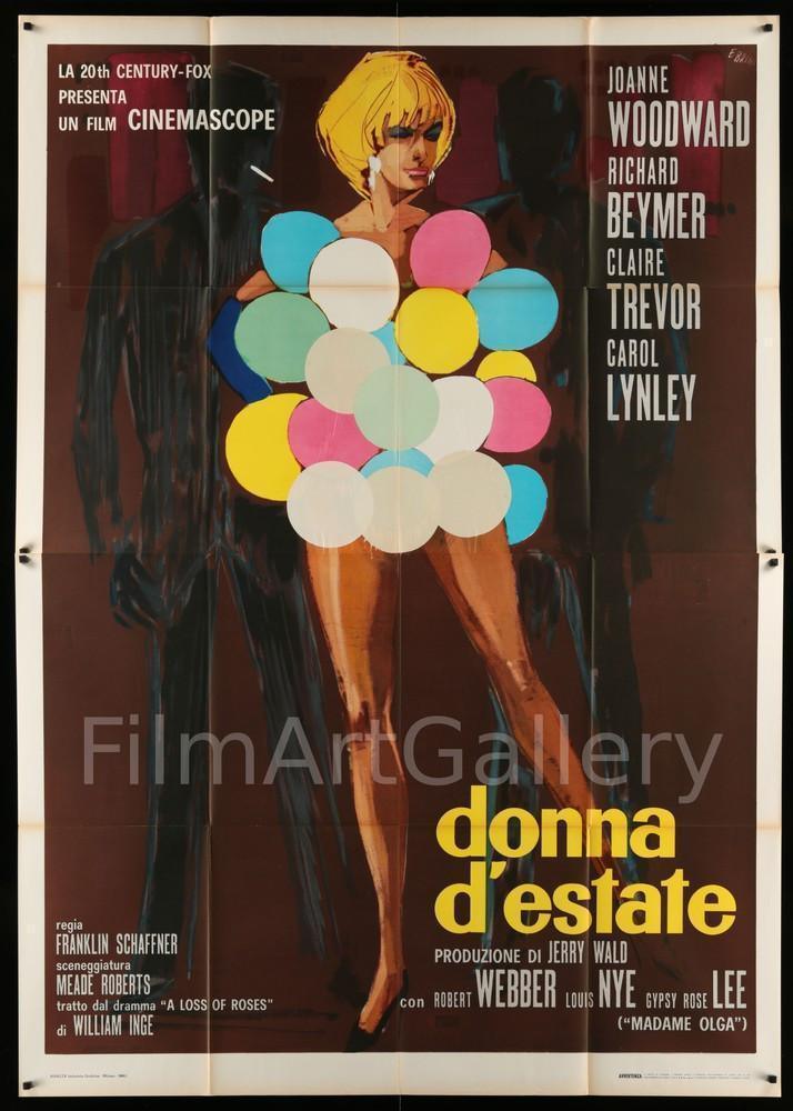 The Stripper (Donna D&#39;Estate) Italian 4 foglio (55x78) Original Vintage Movie Poster