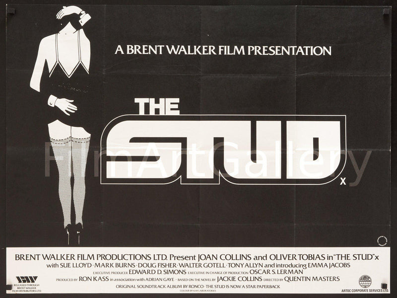 The Stud British Quad (30x40) Original Vintage Movie Poster