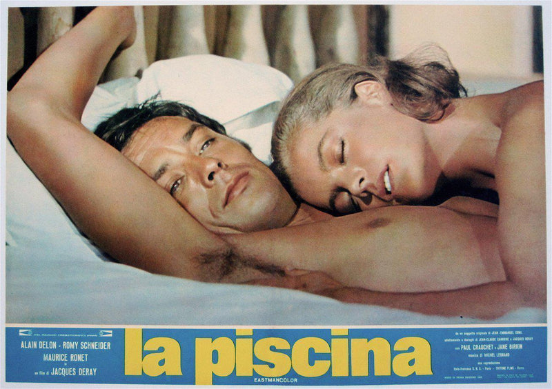 The Swimming Pool (La Piscine) Italian Photobusta (18x26) Original Vintage Movie Poster