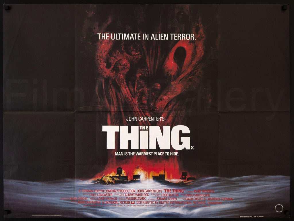The Thing British Quad (30x40) Original Vintage Movie Poster