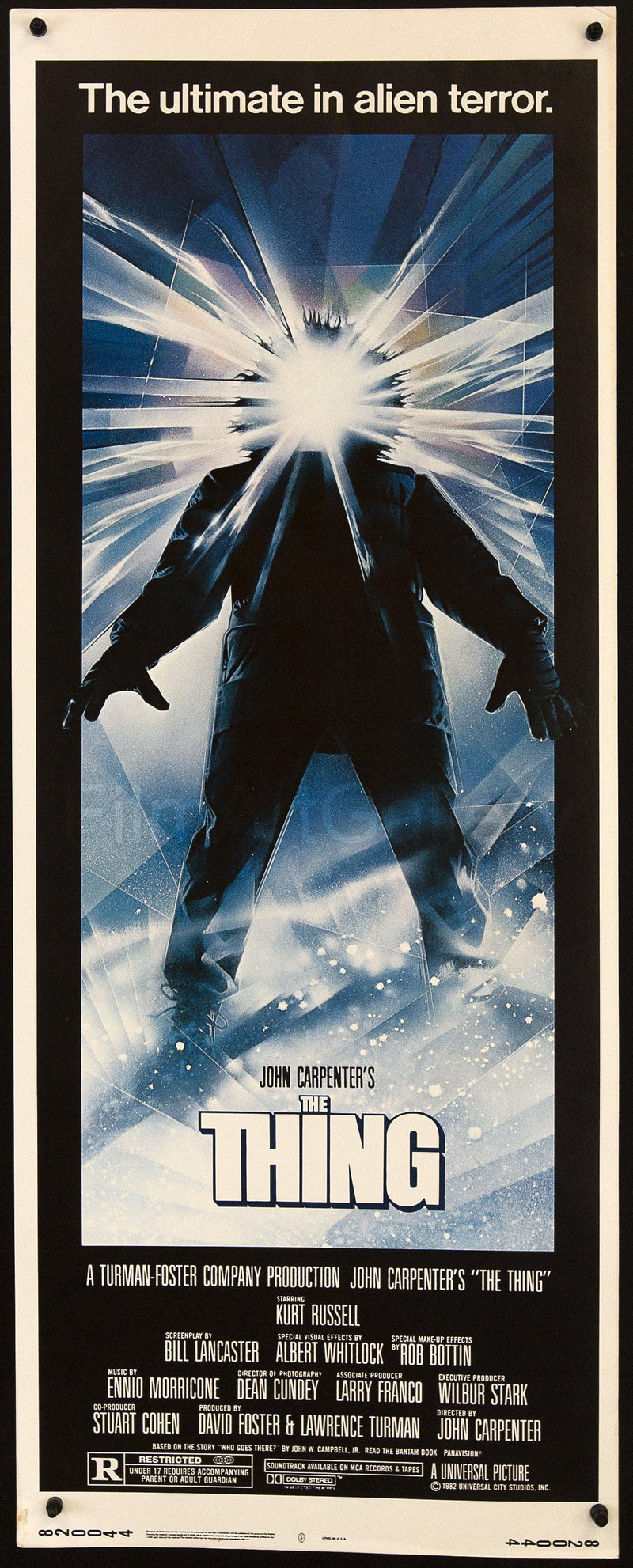 The Thing Insert (14x36) Original Vintage Movie Poster