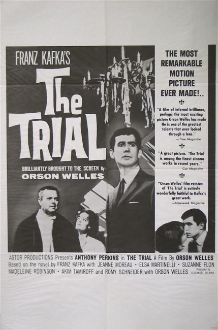 The Trial (Le Proces) 1 Sheet (27x41) Original Vintage Movie Poster