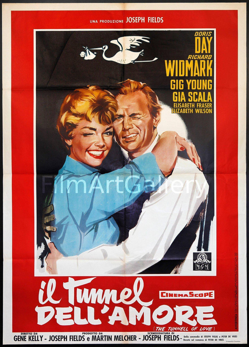 The Tunnel Of Love Italian 2 Foglio (39x55) Original Vintage Movie Poster