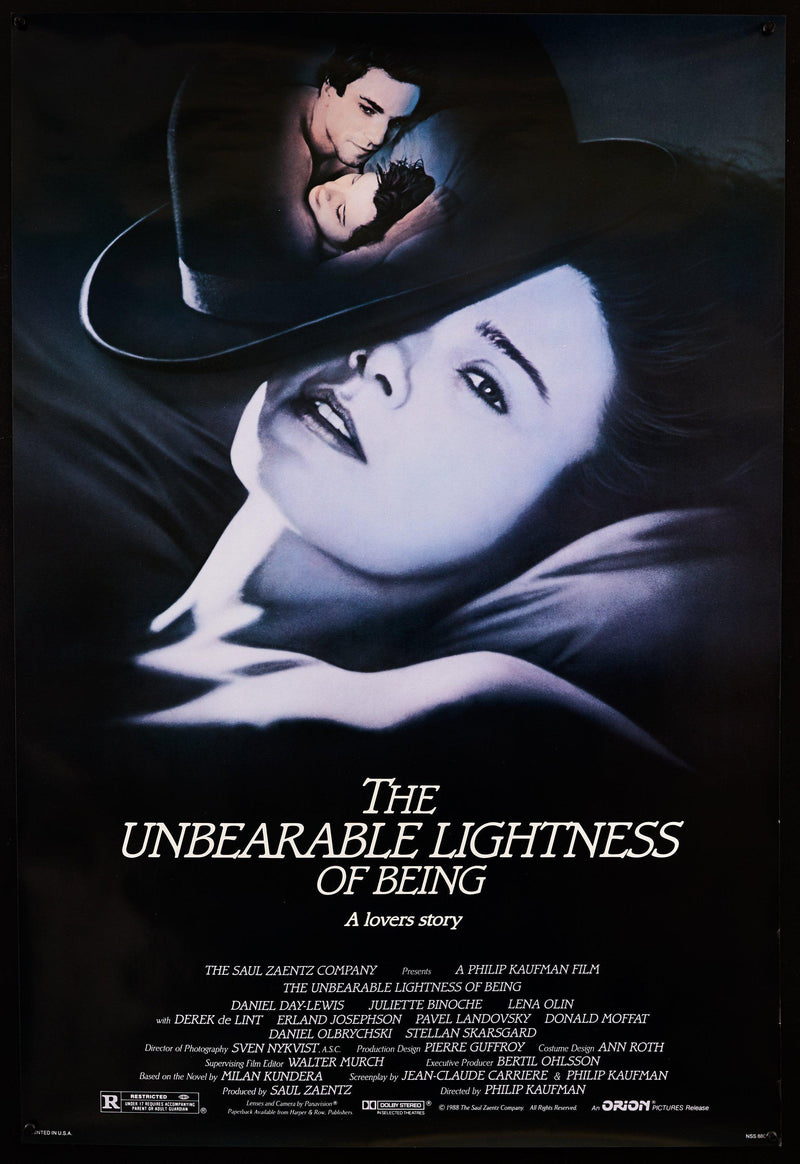 The Unbearable Lightness of Being 1 Sheet (27x41) Original Vintage Movie Poster