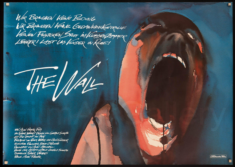 The Wall German A0 (33x46) Original Vintage Movie Poster