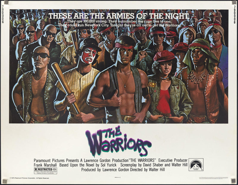 The Warriors Half sheet (22x28) Original Vintage Movie Poster