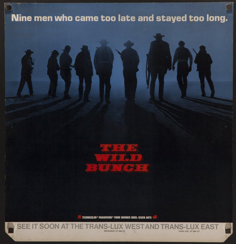 The Wild Bunch 21x22 Original Vintage Movie Poster