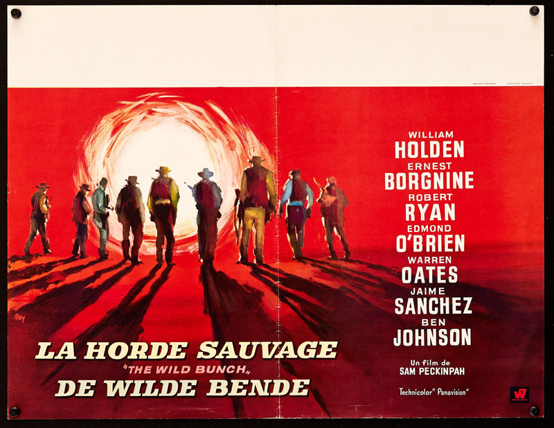 The Wild Bunch Belgian (14x22) Original Vintage Movie Poster