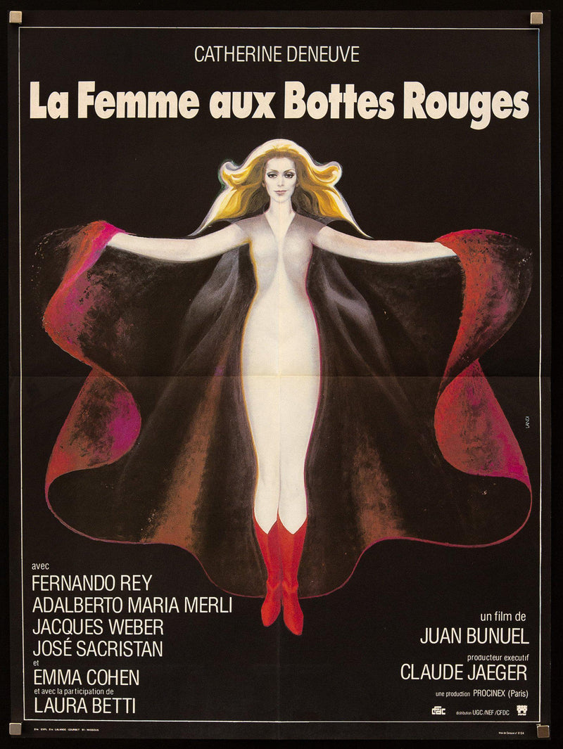 The Woman in Red Boots French small (23x32) Original Vintage Movie Poster