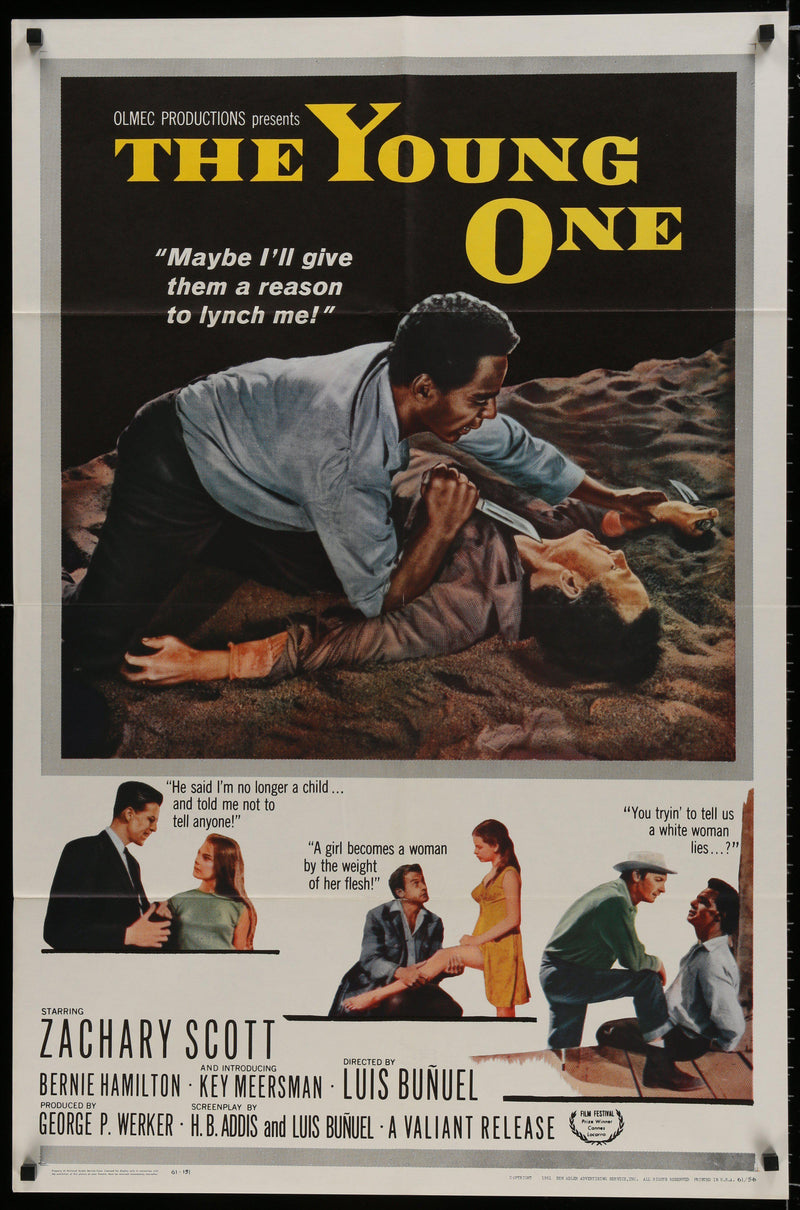The Young One (La Joven) 1 Sheet (27x41) Original Vintage Movie Poster