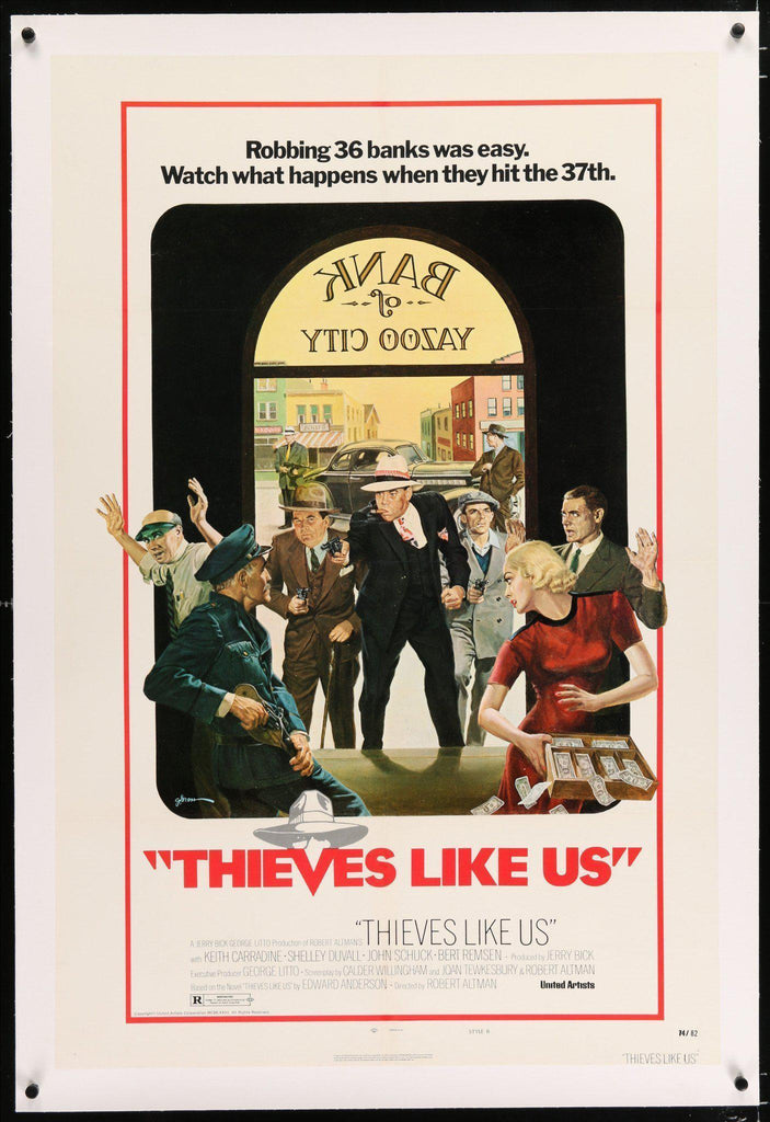 Thieves Like Us 1 Sheet (27x41) Original Vintage Movie Poster