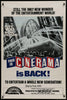 This is Cinerama 1 Sheet (27x41) Original Vintage Movie Poster