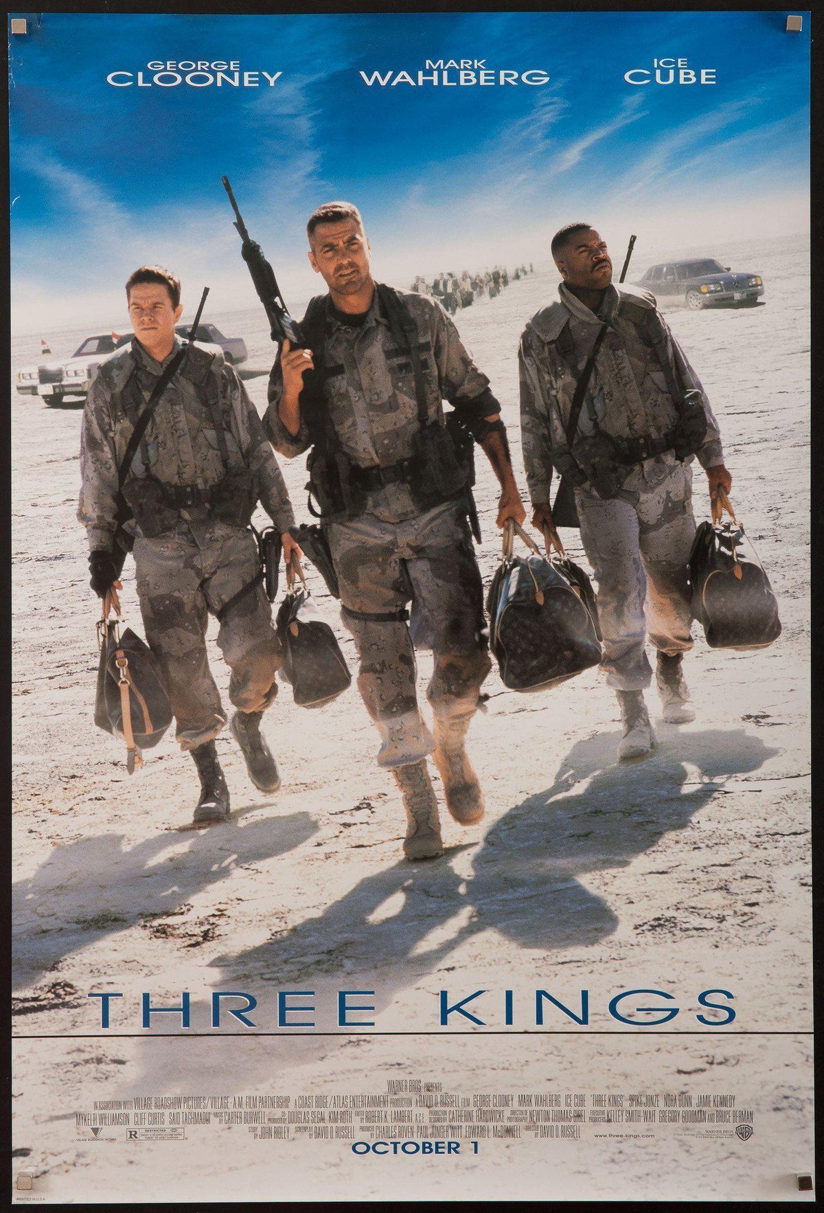 Three Kings 1 Sheet (27x41) Original Vintage Movie Poster