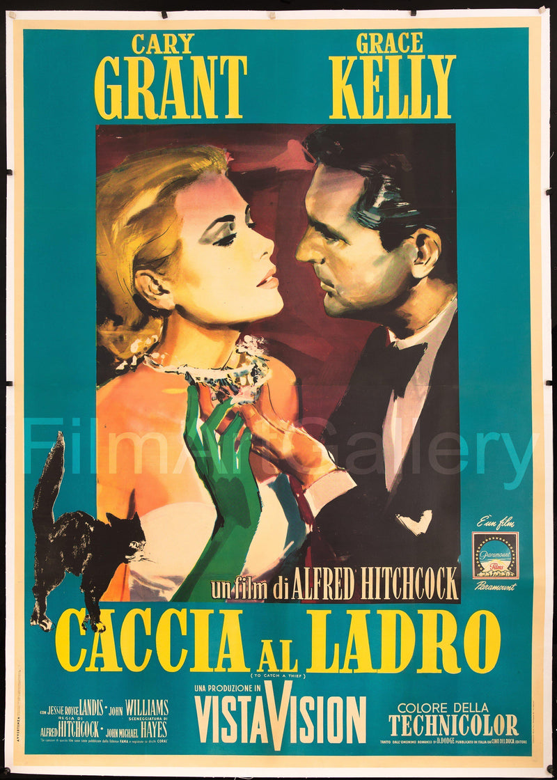 To Catch a Thief Italian 4 foglio (55x78) Original Vintage Movie Poster