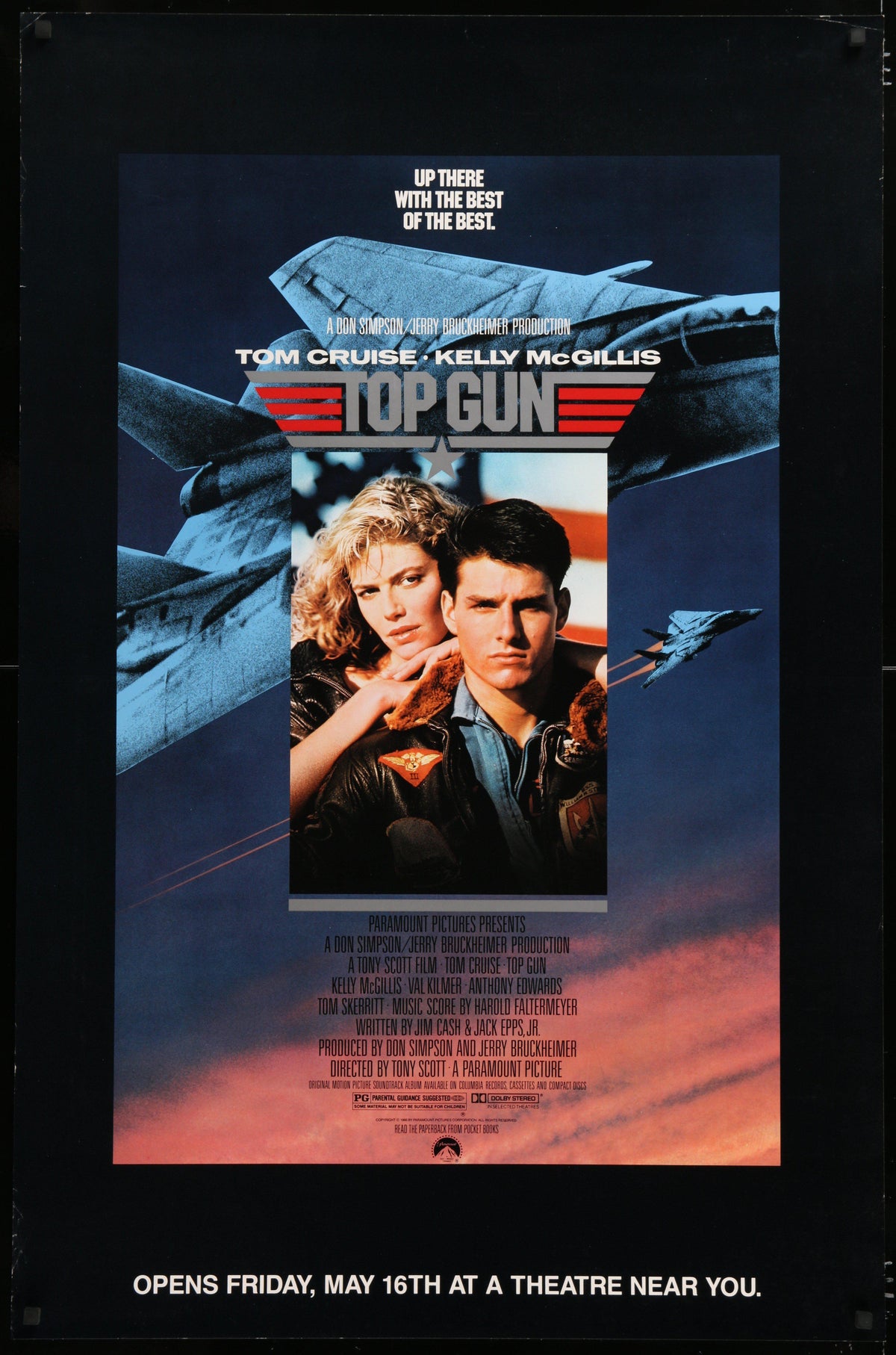 Top Gun Subway 1 Sheet (29x45) Original Vintage Movie Poster