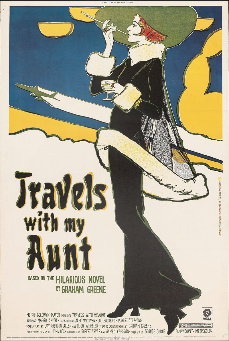 Travels with My Aunt 40x60 Original Vintage Movie Poster