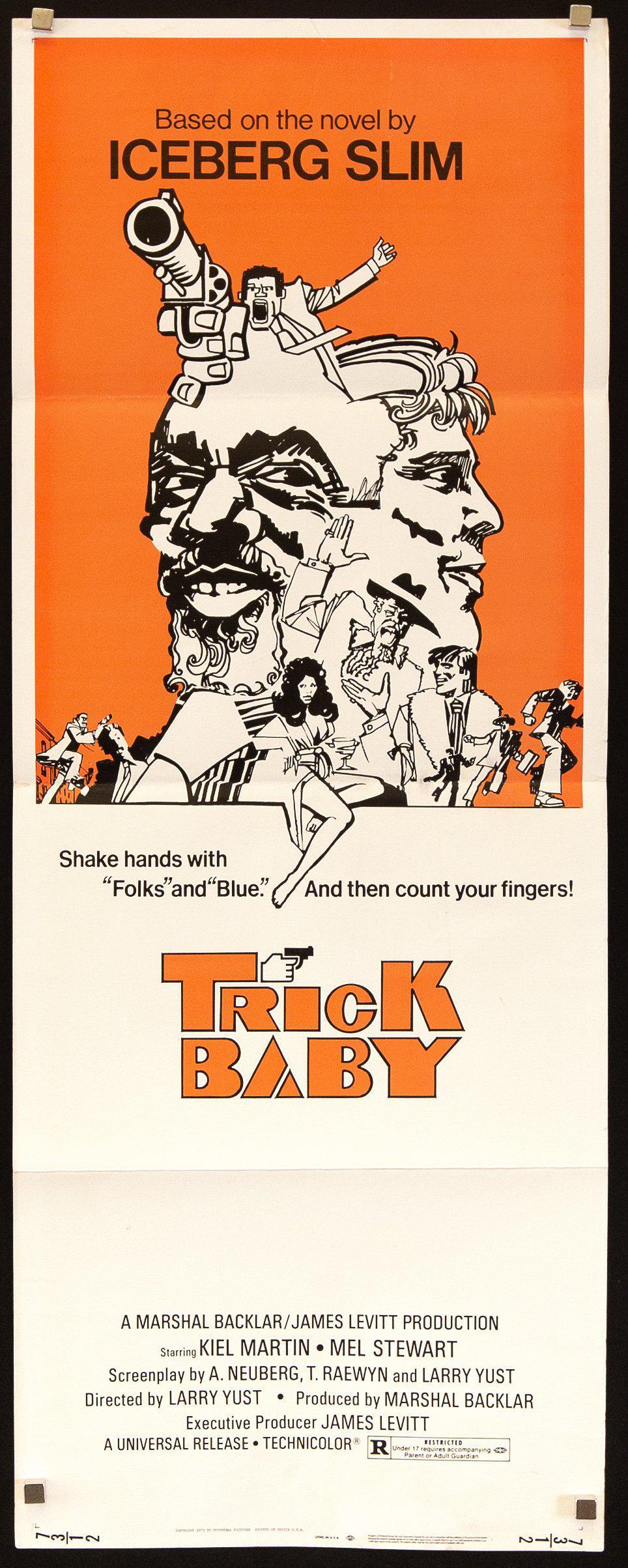 Trick Baby Insert (14x36) Original Vintage Movie Poster