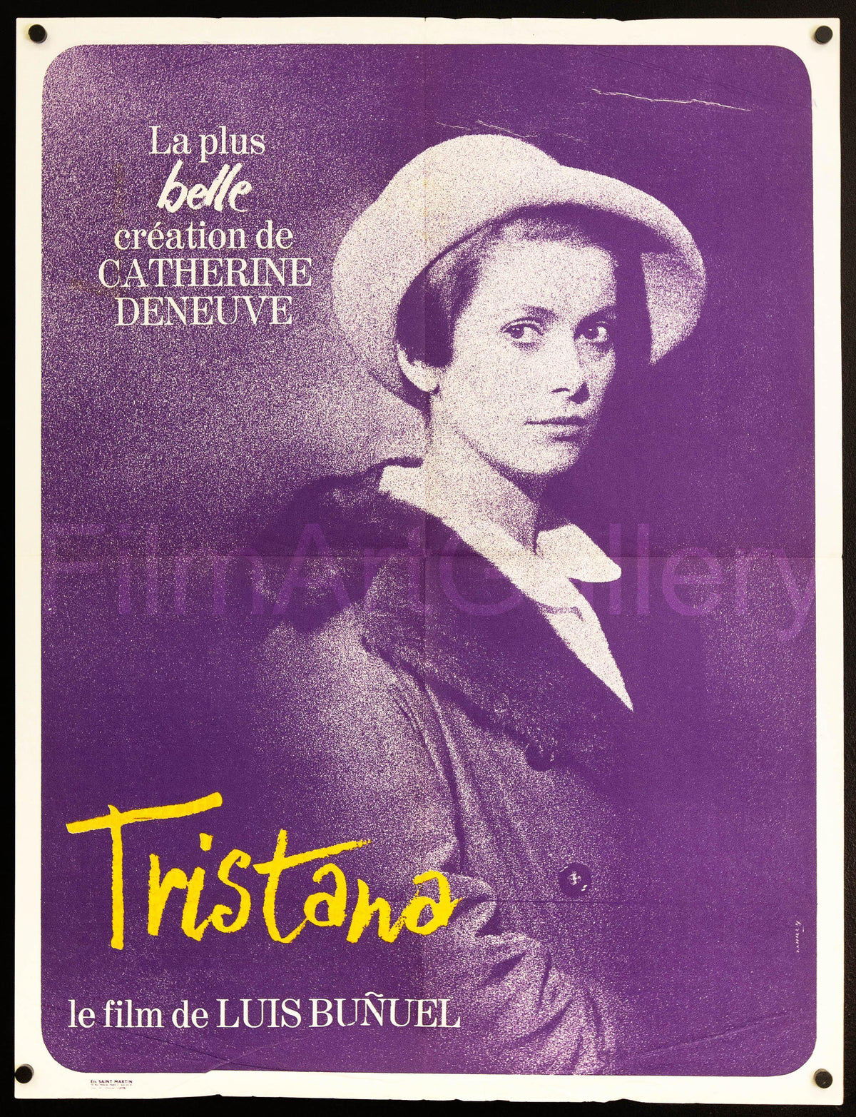 Tristana French small (23x32) Original Vintage Movie Poster