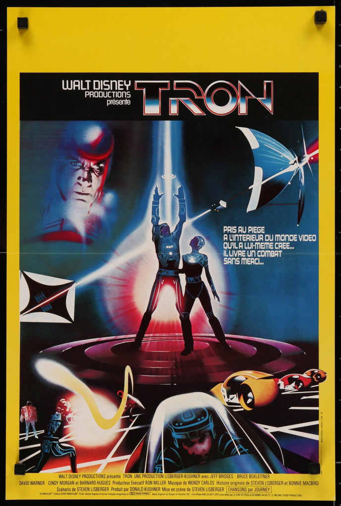 Tron French Mini (16x23) Original Vintage Movie Poster