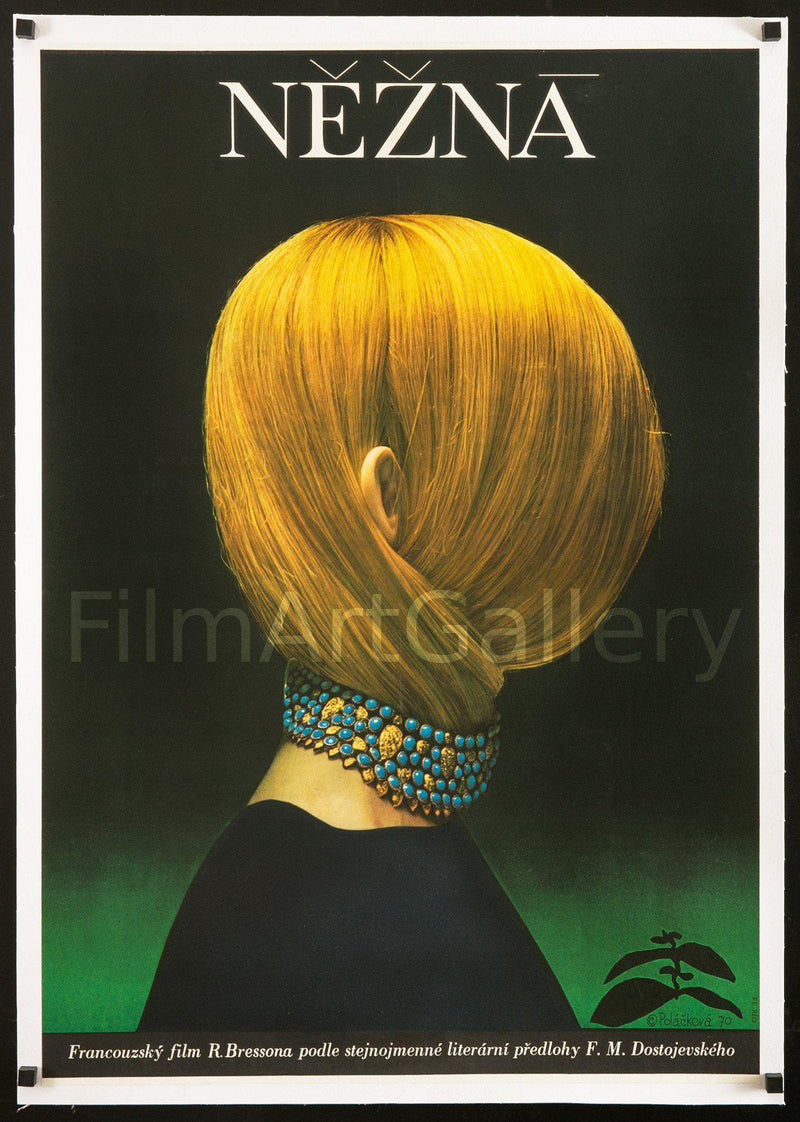 Une Femme Douce (Nezna) Czech (23x33) Original Vintage Movie Poster