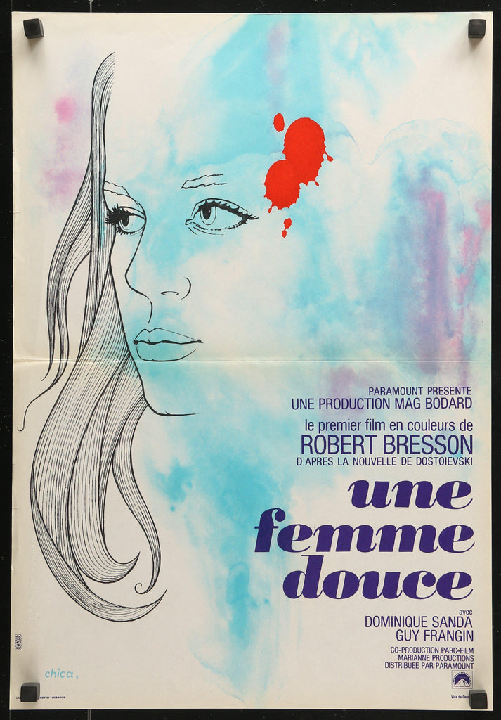 Une Femme Douce French mini (16x23) Original Vintage Movie Poster