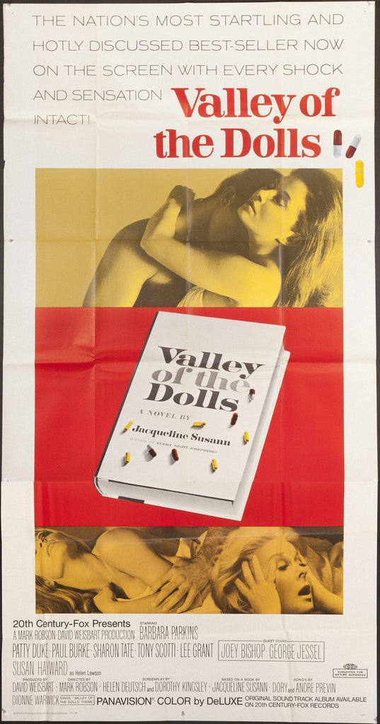 Valley of the Dolls 3 Sheet (41x81) Original Vintage Movie Poster