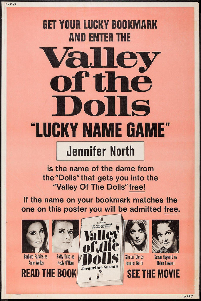 Valley of the Dolls 40x60 Original Vintage Movie Poster