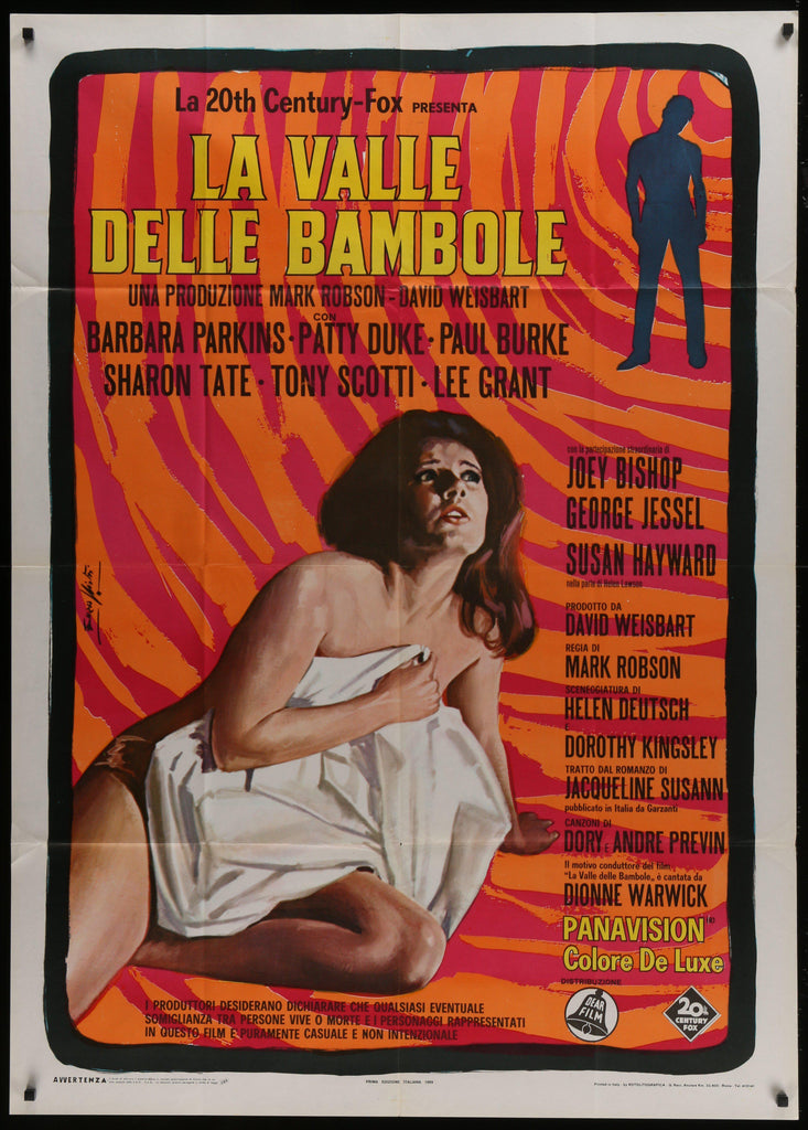 Valley of the Dolls Italian 2 foglio (39x55) Original Vintage Movie Poster