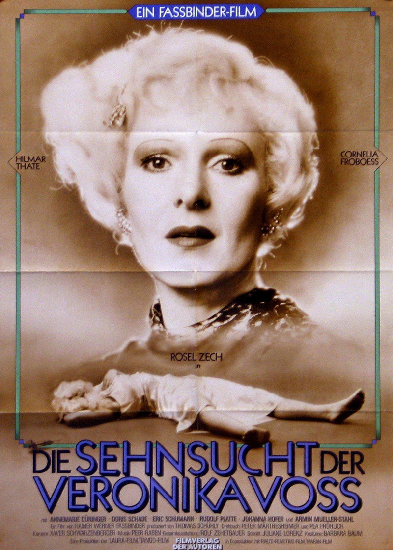Veronika Voss German A1 (23x33) Original Vintage Movie Poster