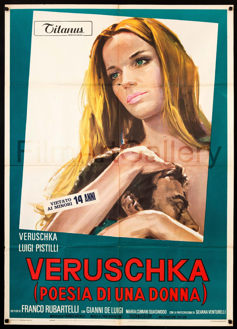 Veruschka Italian 2 Foglio (39x55) Original Vintage Movie Poster