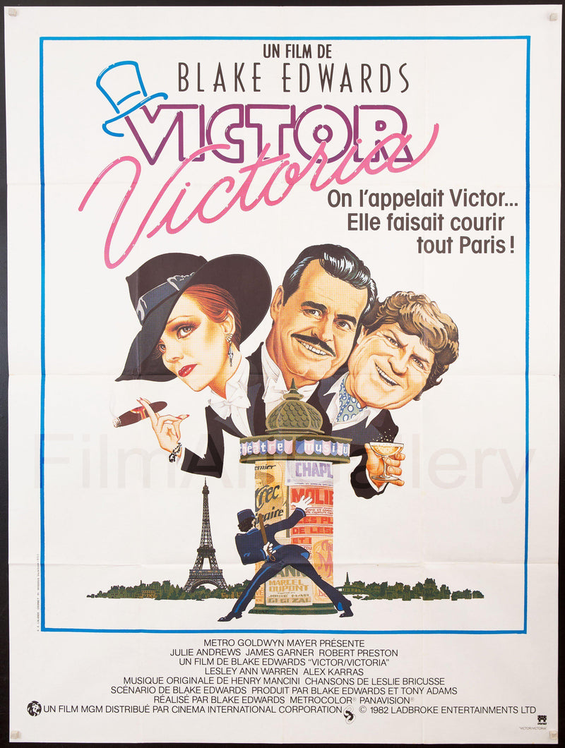 Victor/Victoria French 1 Panel (47x63) Original Vintage Movie Poster