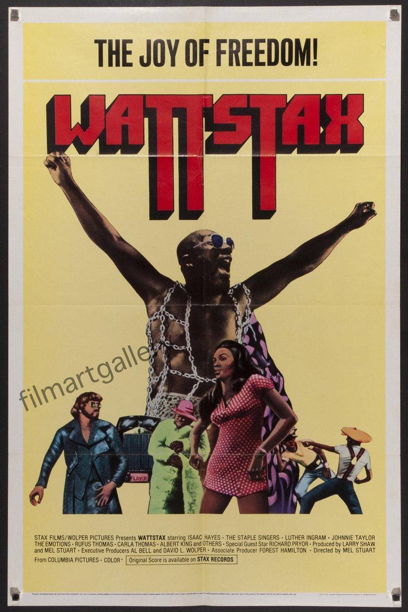 Wattstax 1 Sheet (27x41) Original Vintage Movie Poster