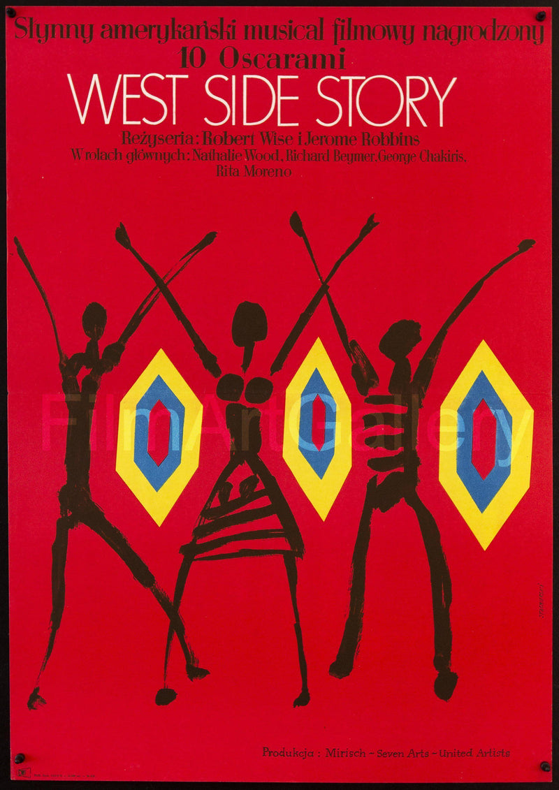 West Side Story Polish A1 (23x33) Original Vintage Movie Poster