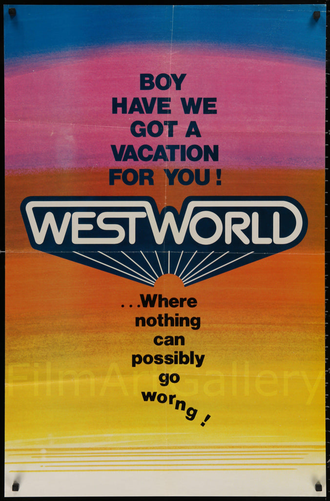 Westworld 1 Sheet (27x41) Original Vintage Movie Poster