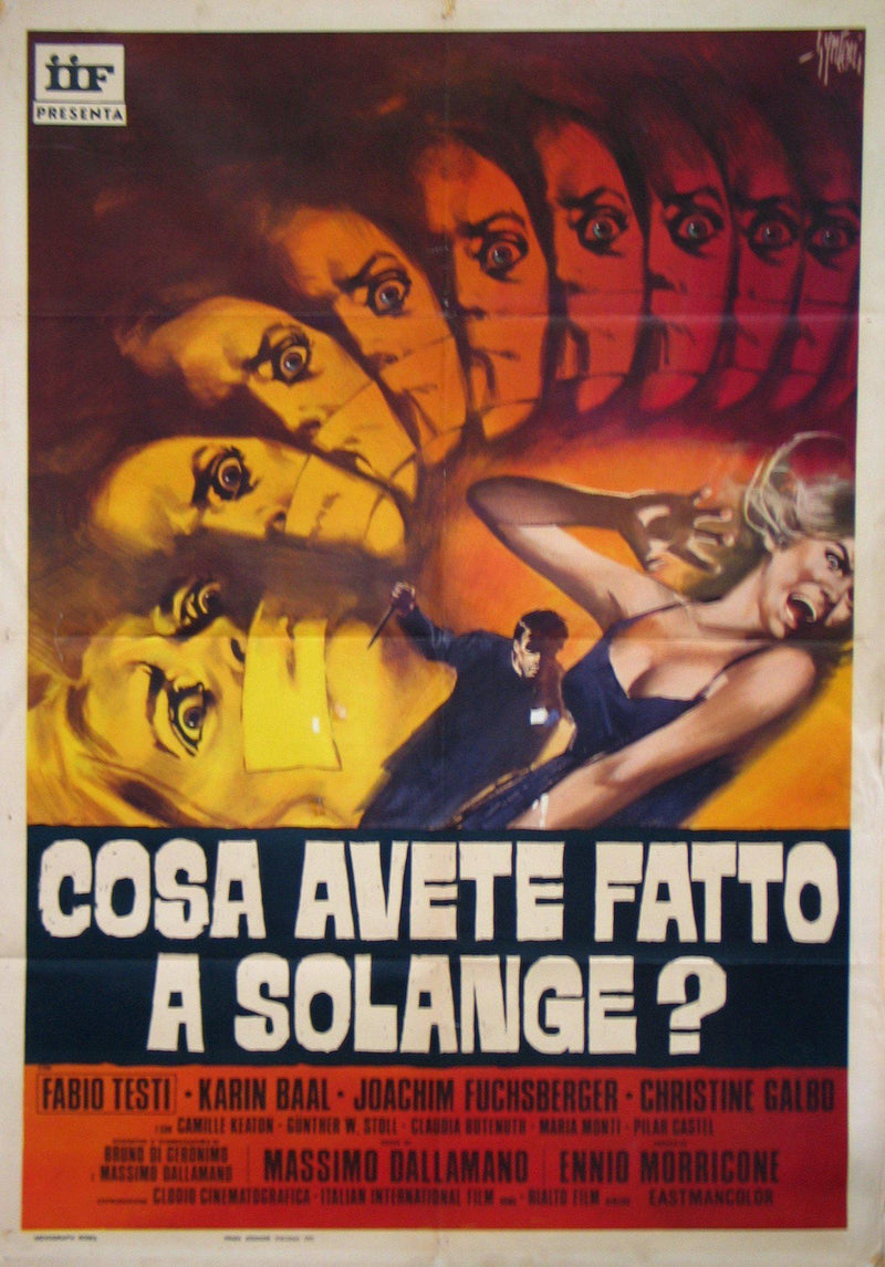 What Have They Done To Solange? Italian 2 foglio (39x55) Original Vintage Movie Poster