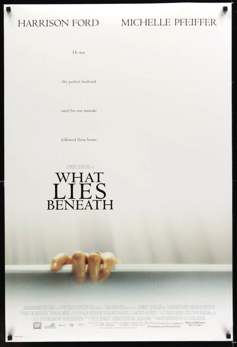 What Lies Beneath 1 Sheet (27x41) Original Vintage Movie Poster