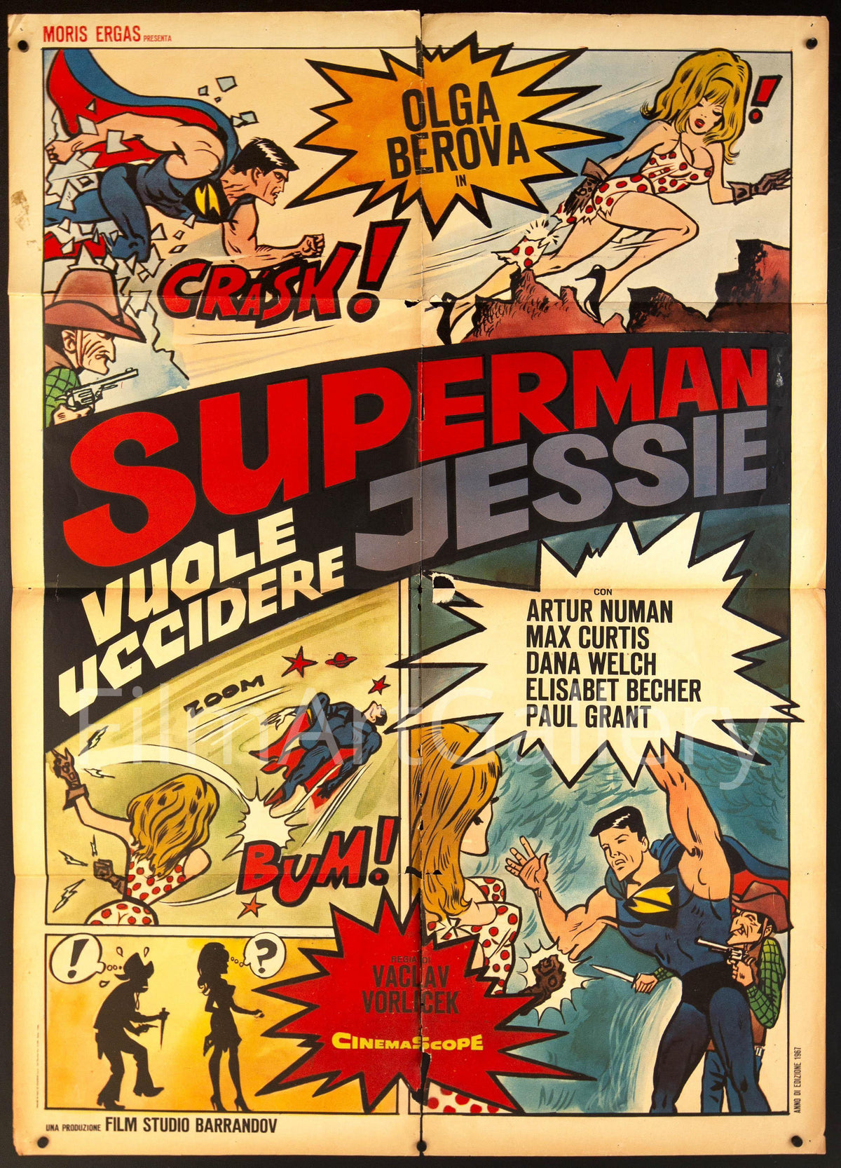 Who Wants To Kill Jessie Italian 2 foglio (39x55) Original Vintage Movie Poster