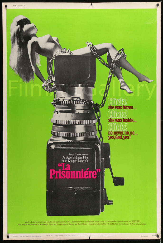 Woman In Chains (La Prisonniere) 40x60 Original Vintage Movie Poster