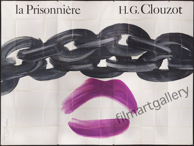 Woman In Chains (La Prisonniere) French 164x126 Original Vintage Movie Poster